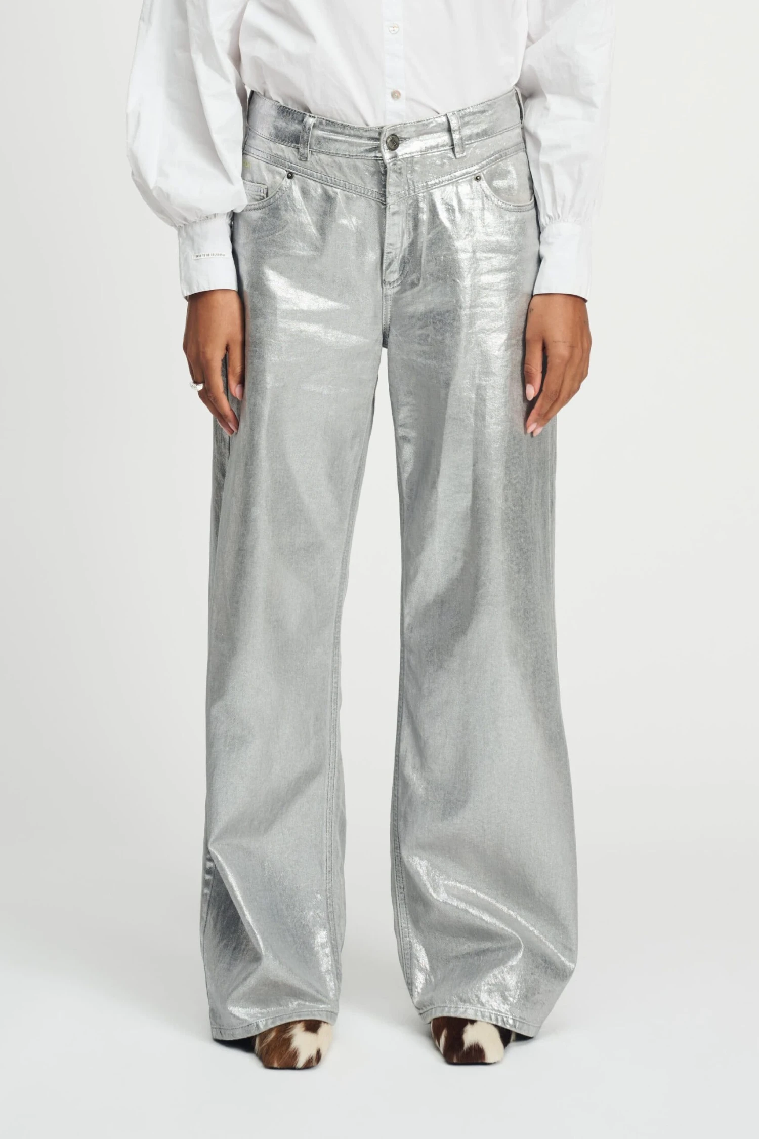 JEANS - Shimmer Denim Grey 5 JEANS - Shimmer Denim Grey - Image 3