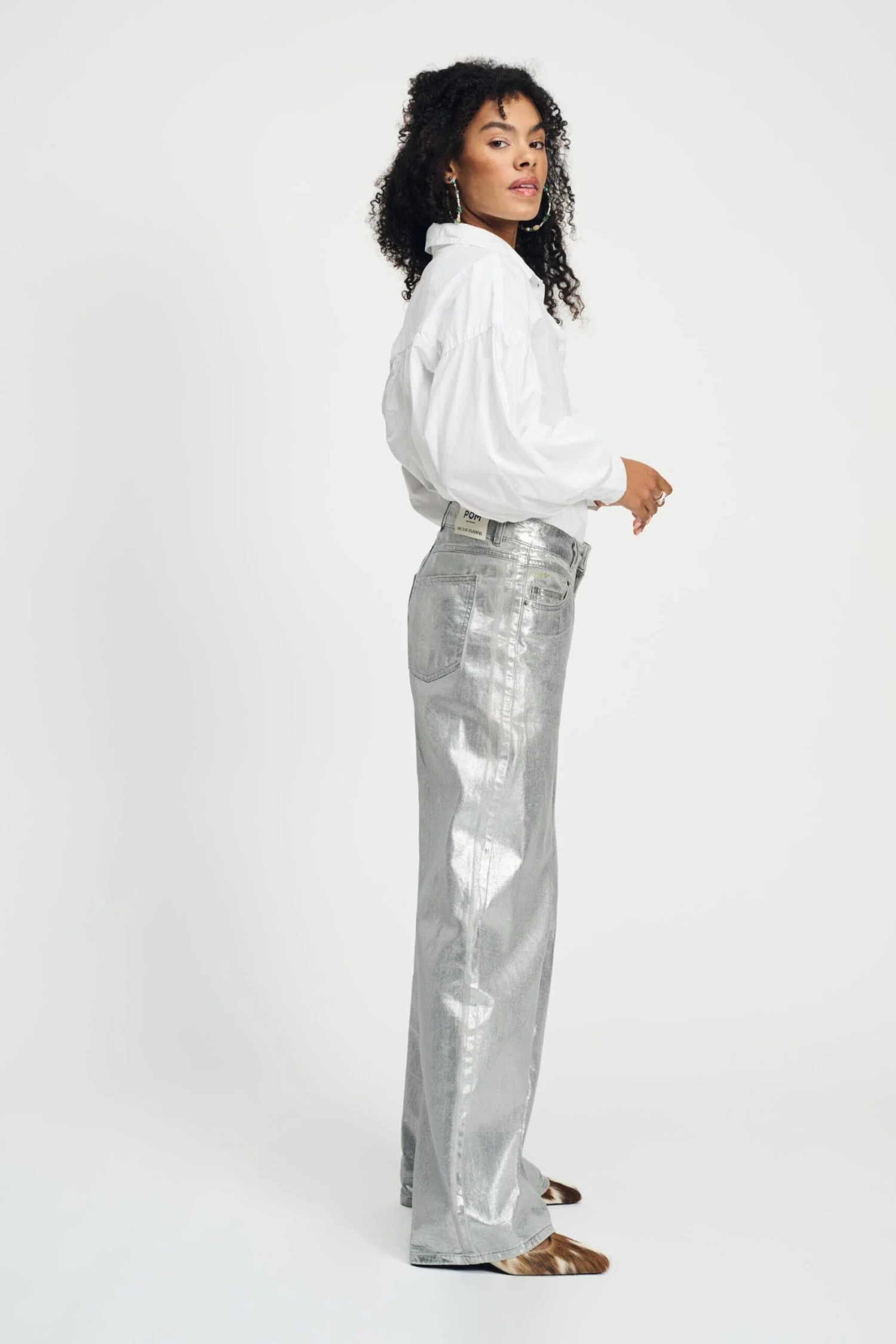 JEANS - Shimmer Denim Grey 6 JEANS - Shimmer Denim Grey - Image 4