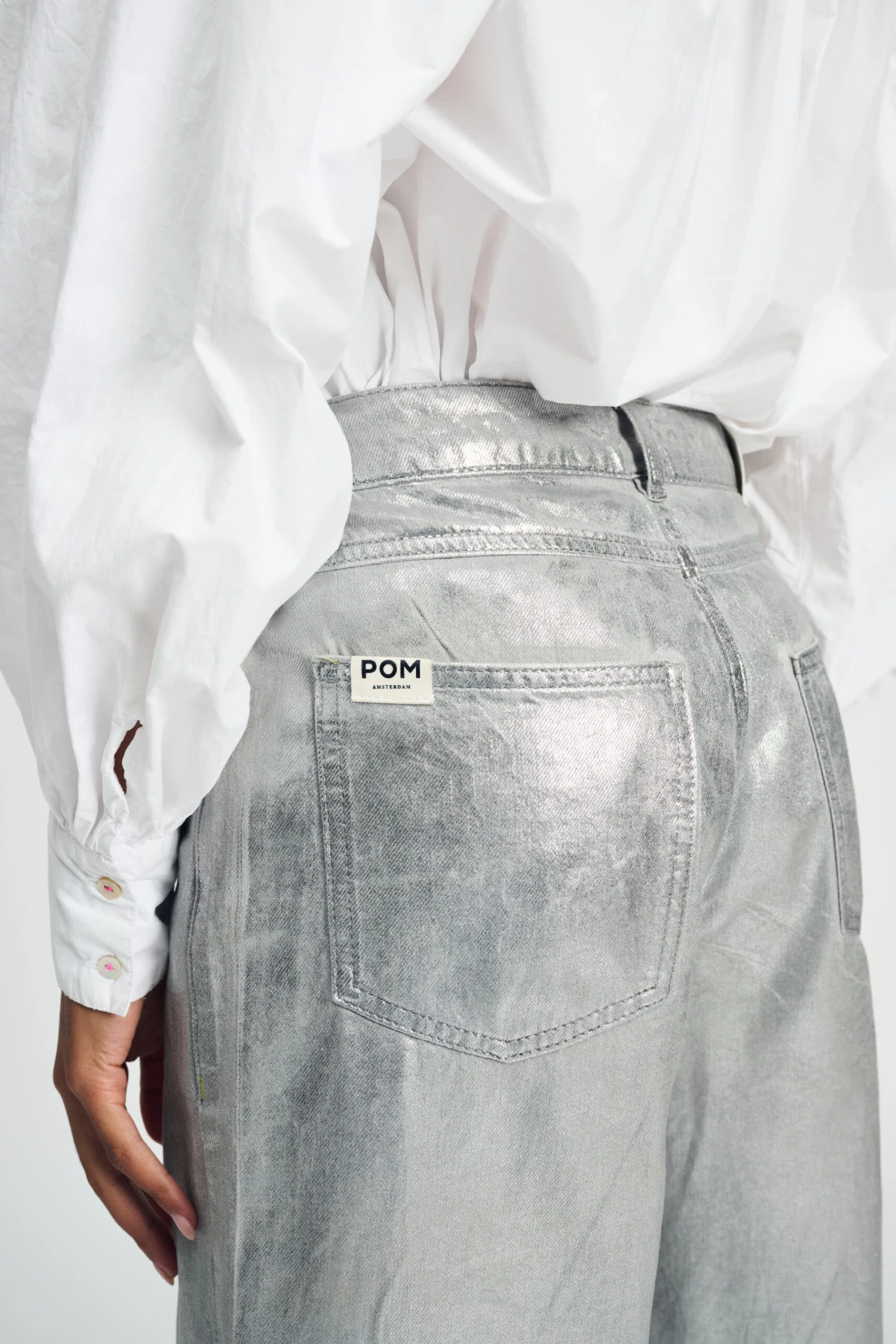 JEANS - Shimmer Denim Grey 8 JEANS - Shimmer Denim Grey - Image 6