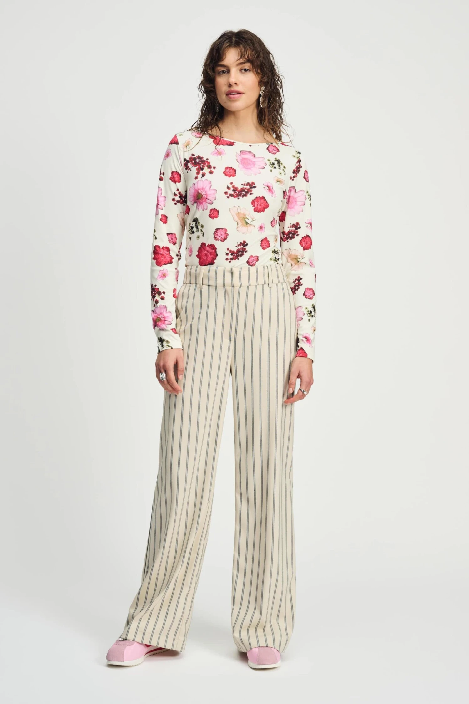 PANTS - Striped Cream 3 PANTS - Striped Cream