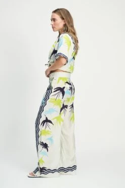 PANTS - Artisan Lime 9 PANTS - Artisan Lime -Pom Amsterdam pom amsterdam pants pants artisan lime 1156103614