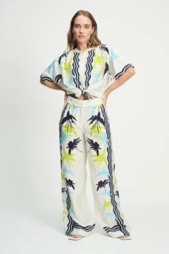 PANTS - Artisan Lime 8 PANTS - Artisan Lime -Pom Amsterdam pom amsterdam pants pants artisan lime 1156103615