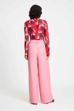 PANTS - Bouclé Sweet Pink 11 PANTS - Bouclé Sweet Pink -Pom Amsterdam pom amsterdam pants pants boucle sweet pink 1184892075