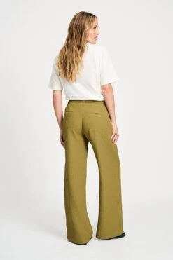 PANTS - Bubble Fresh Olive 12 PANTS - Bubble Fresh Olive -Pom Amsterdam pom amsterdam pants pants bubble fresh olive 1180596376