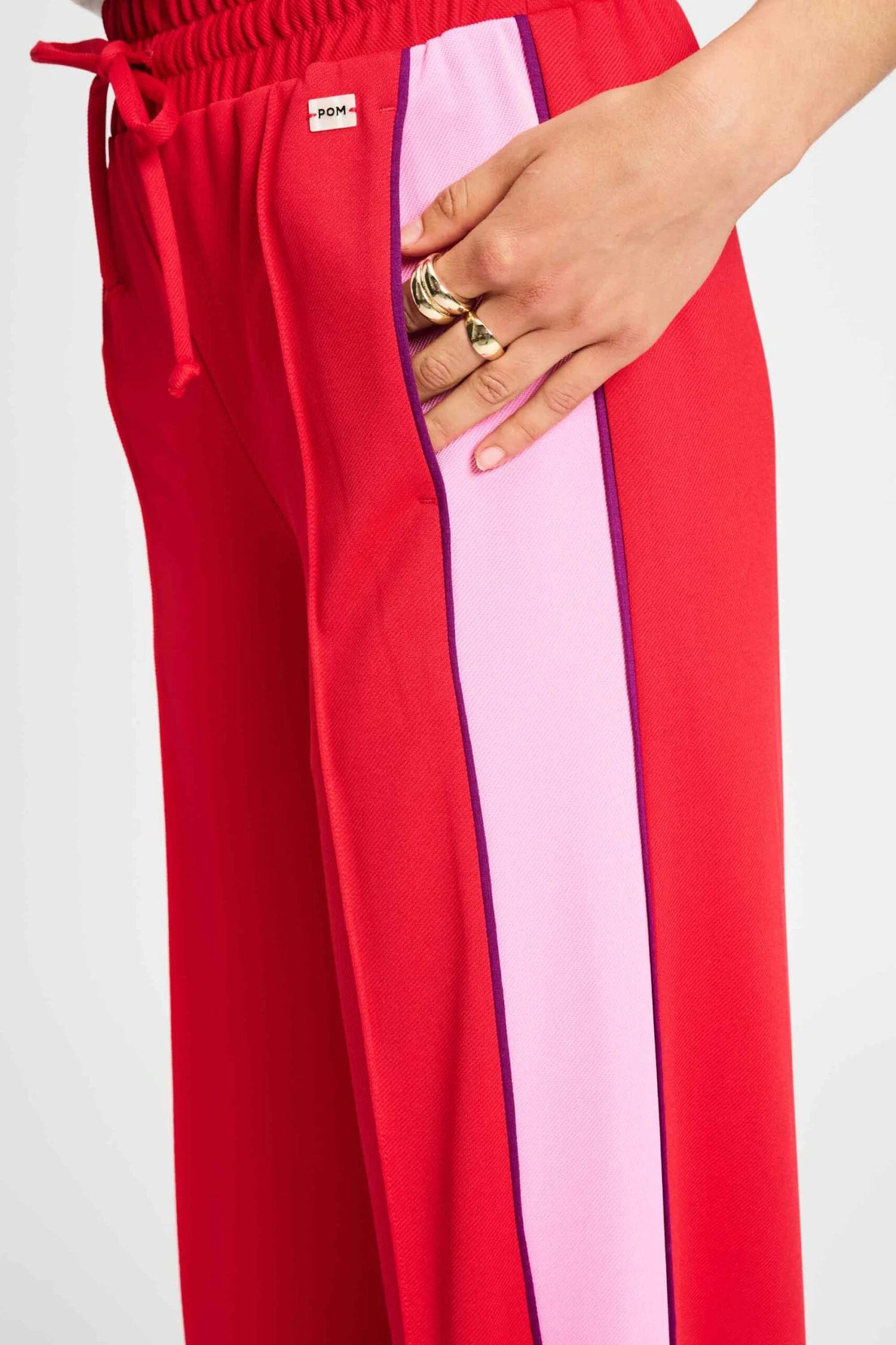 PANTS - Colourblock Chili Red 8 PANTS - Colourblock Chili Red - Image 6