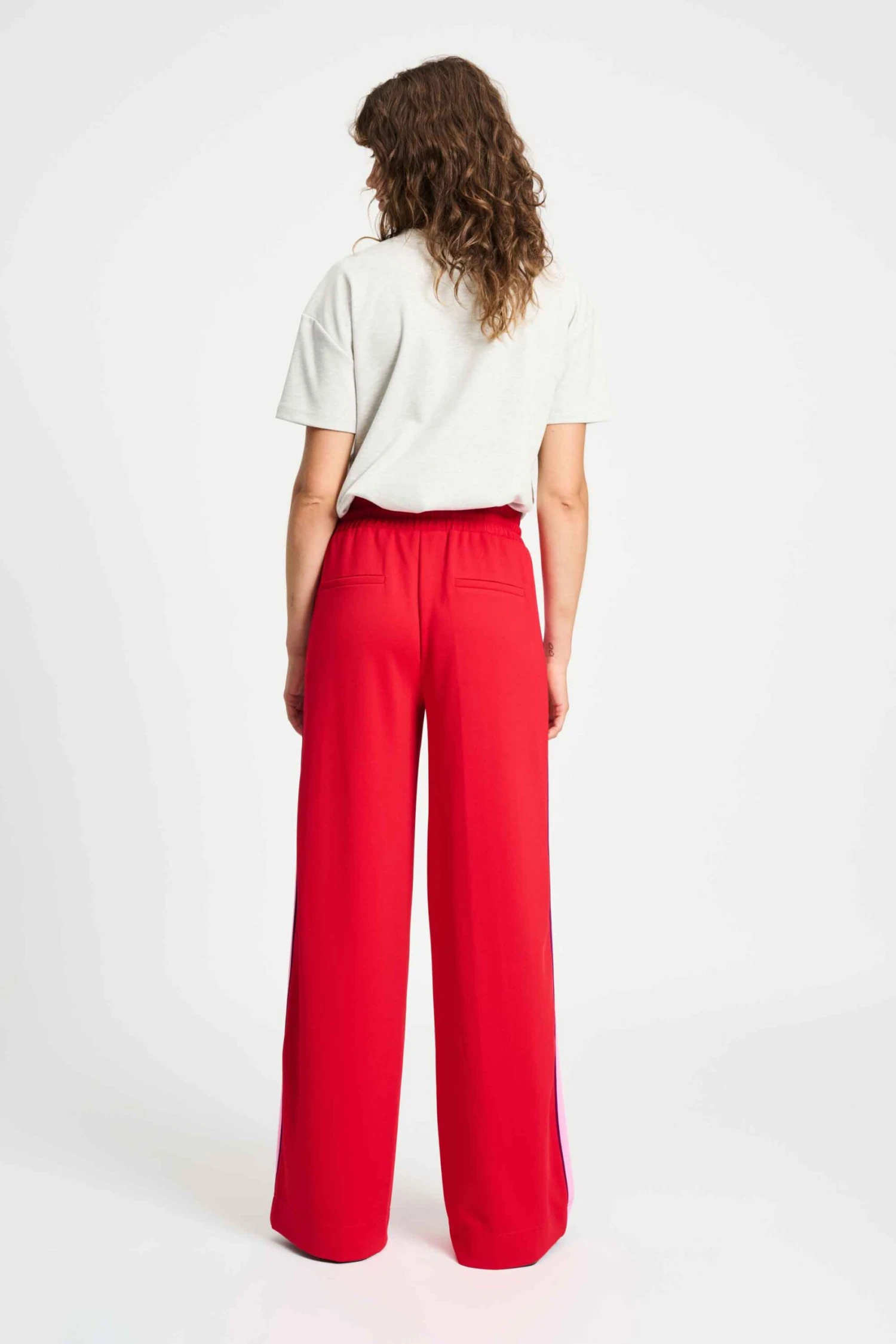 PANTS - Colourblock Chili Red 6 PANTS - Colourblock Chili Red - Image 4