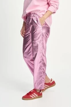 PANTS - Metallic Pink 10 PANTS - Metallic Pink -Pom Amsterdam pom amsterdam pants pants metallic pink 1131921243