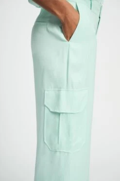 PANTS - Satin Fresh Mint 13 PANTS - Satin Fresh Mint -Pom Amsterdam pom amsterdam pants pants satin fresh mint 1144823037