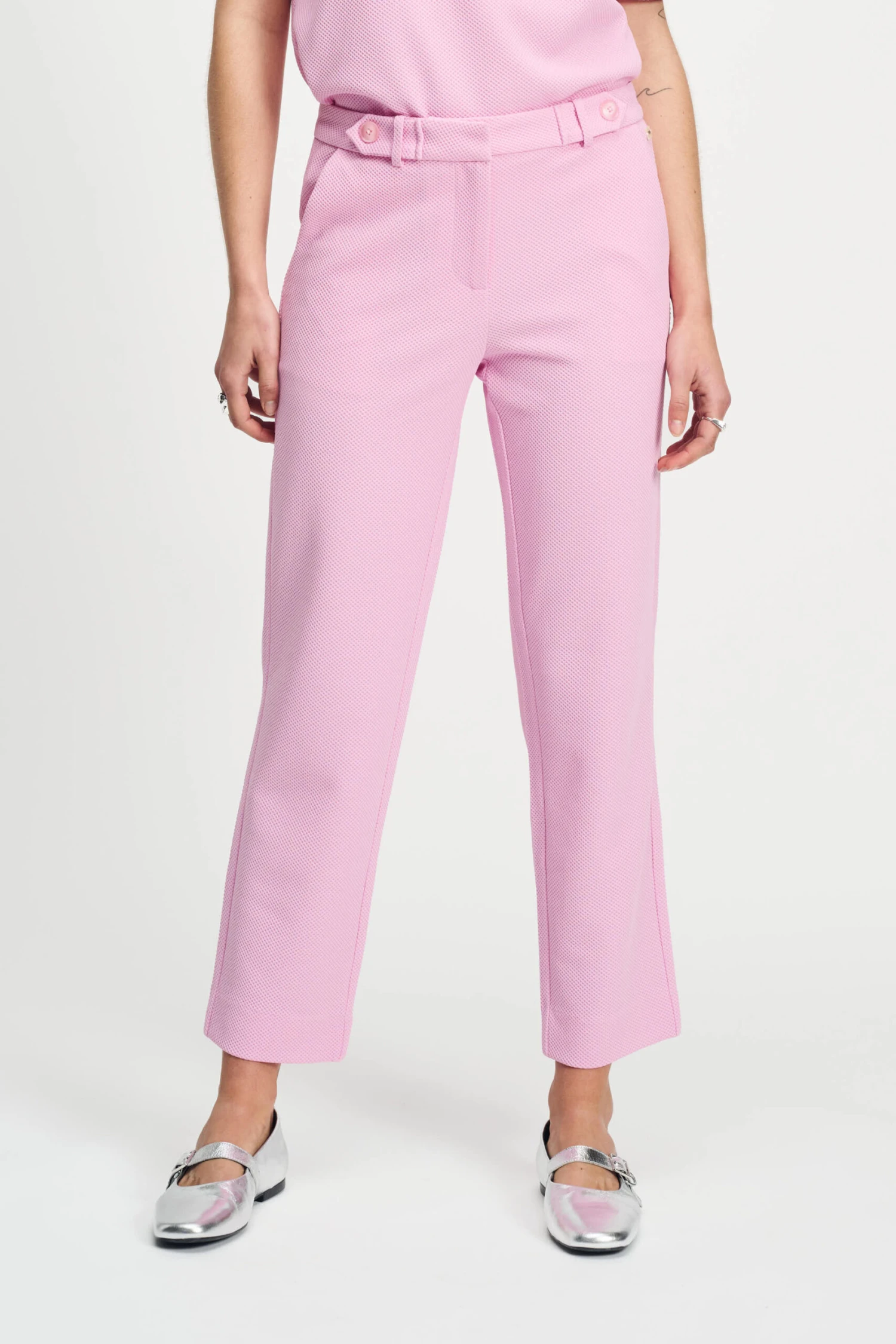 PANTS - Tapered Rose Pink 5 PANTS - Tapered Rose Pink - Image 3