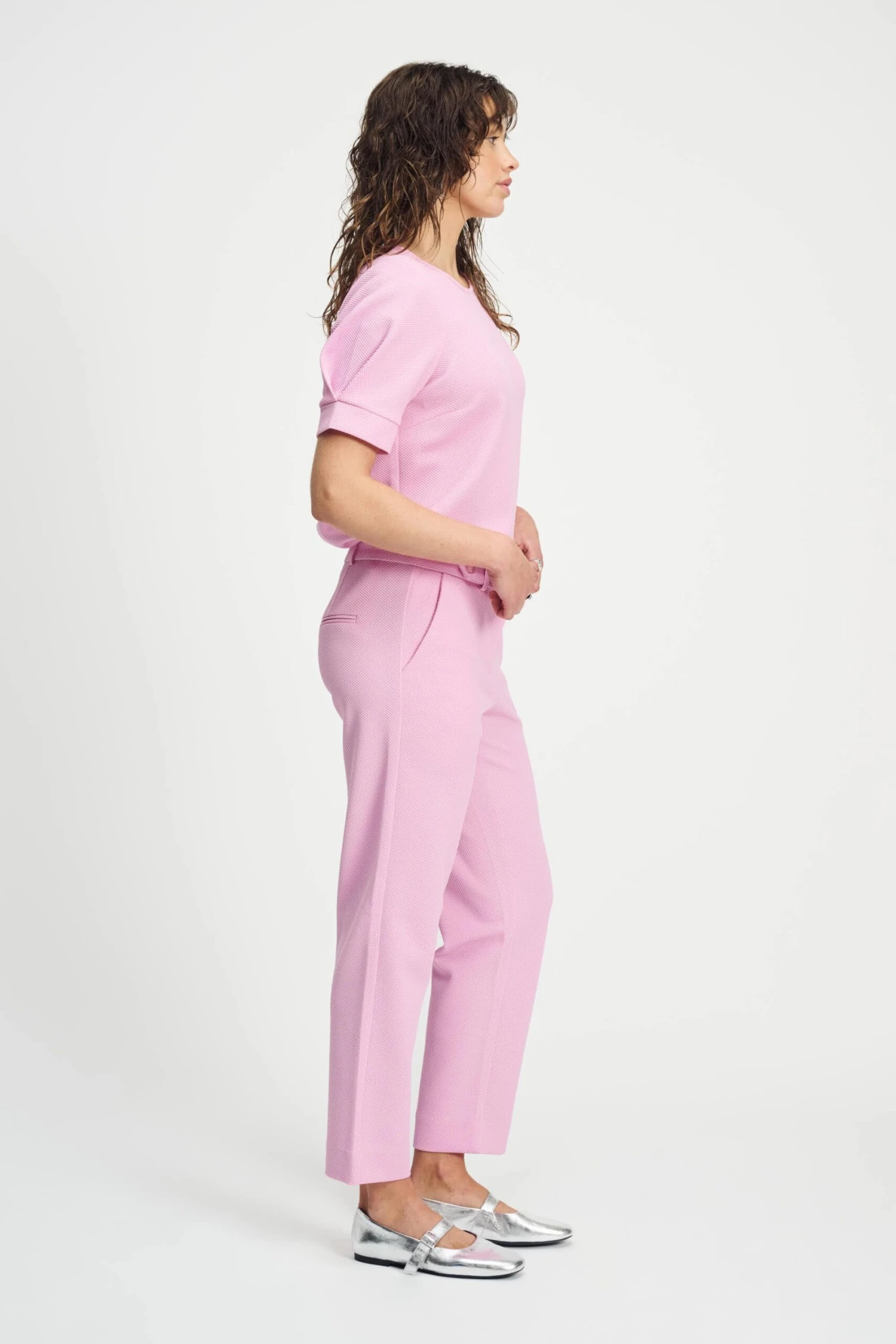 PANTS - Tapered Rose Pink 6 PANTS - Tapered Rose Pink - Image 4