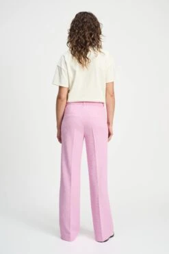 PANTS - Wide Leg Rose Pink -Pom Amsterdam pom amsterdam pants pants wide leg rose pink 1130662909
