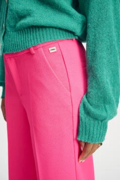 PANTS - Wide Leg Vibrant Pink 13 PANTS - Wide Leg Vibrant Pink -Pom Amsterdam pom amsterdam pants pants wide leg vibrant pink 1140789297