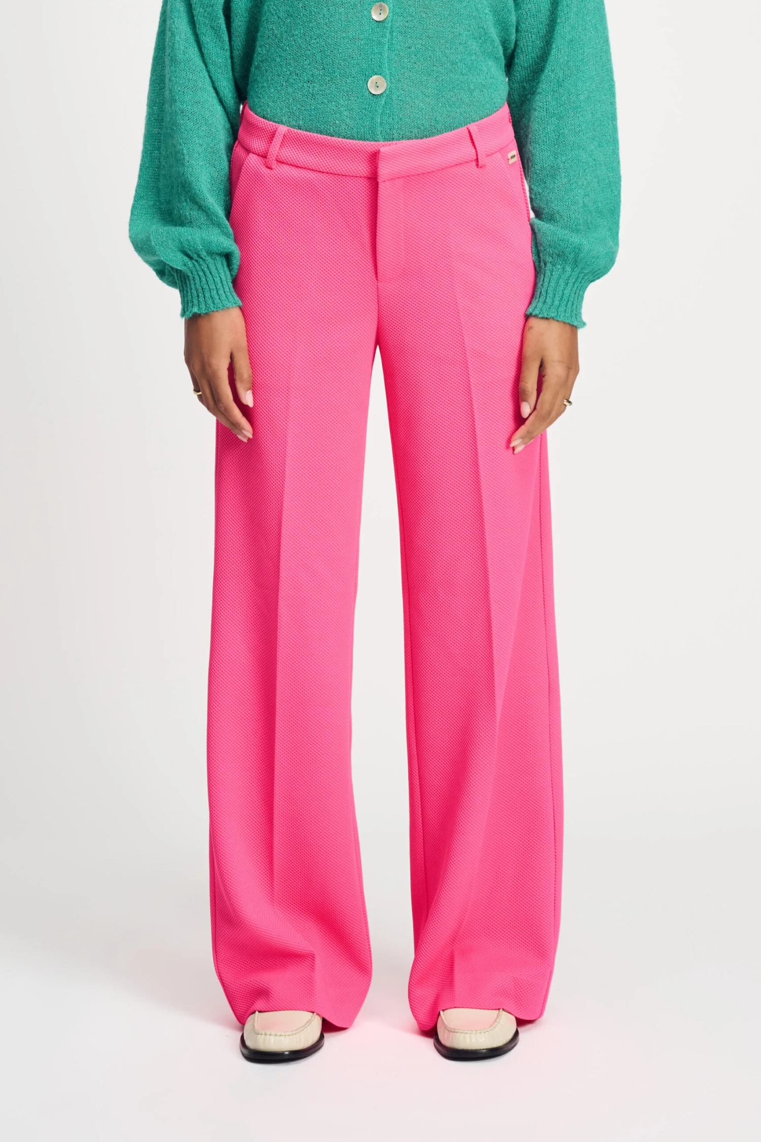 PANTS - Wide Leg Vibrant Pink 7 PANTS - Wide Leg Vibrant Pink - Image 5