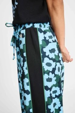 PANTS - Wild Flowers Blue 14 PANTS - Wild Flowers Blue -Pom Amsterdam pom amsterdam pants pants wild flowers blue 1184892310