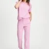 PANTS - Tapered Rose Pink 2 PANTS - Tapered Rose Pink -Pom Amsterdam pom amsterdam pants pink 34 pants tapered rose pink 1130662472