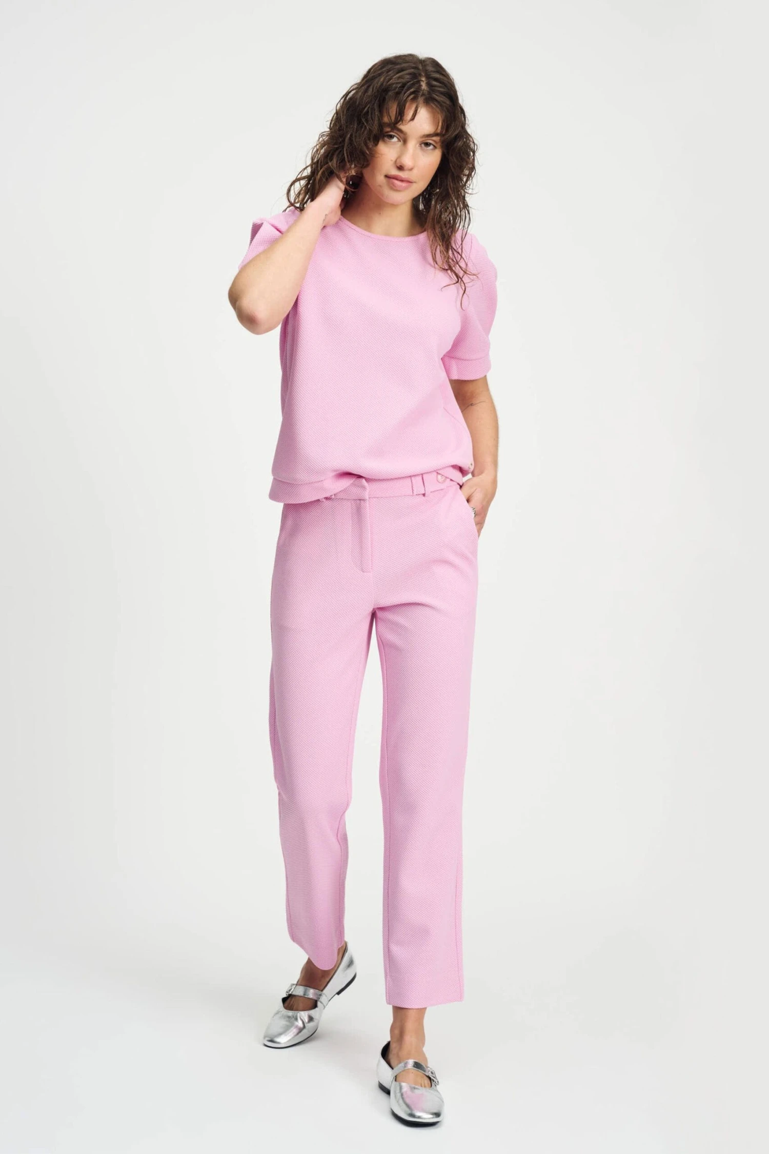 PANTS - Tapered Rose Pink 3 PANTS - Tapered Rose Pink