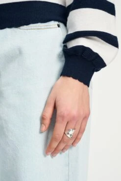 PULLOVER - Lucy Dark Navy 14 PULLOVER - Lucy Dark Navy -Pom Amsterdam pom amsterdam pullovers pullover lucy dark navy 1184865897