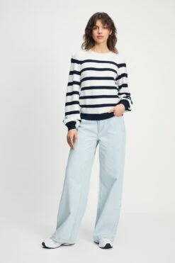 PULLOVER - Lucy Dark Navy 11 PULLOVER - Lucy Dark Navy -Pom Amsterdam pom amsterdam pullovers pullover lucy dark navy 1184865900