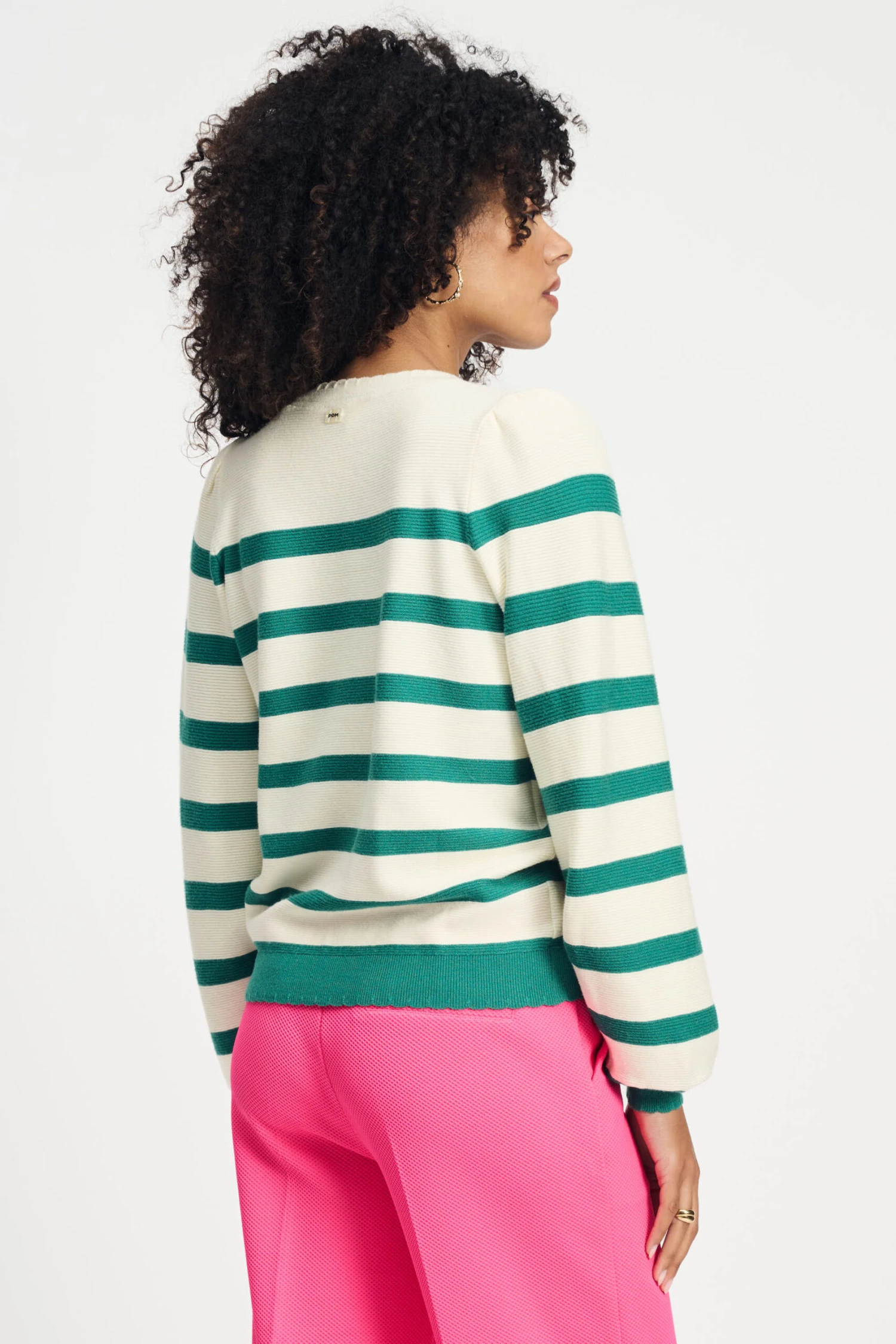 PULLOVER - Striped Fresh Green 6 PULLOVER - Striped Fresh Green - Image 4