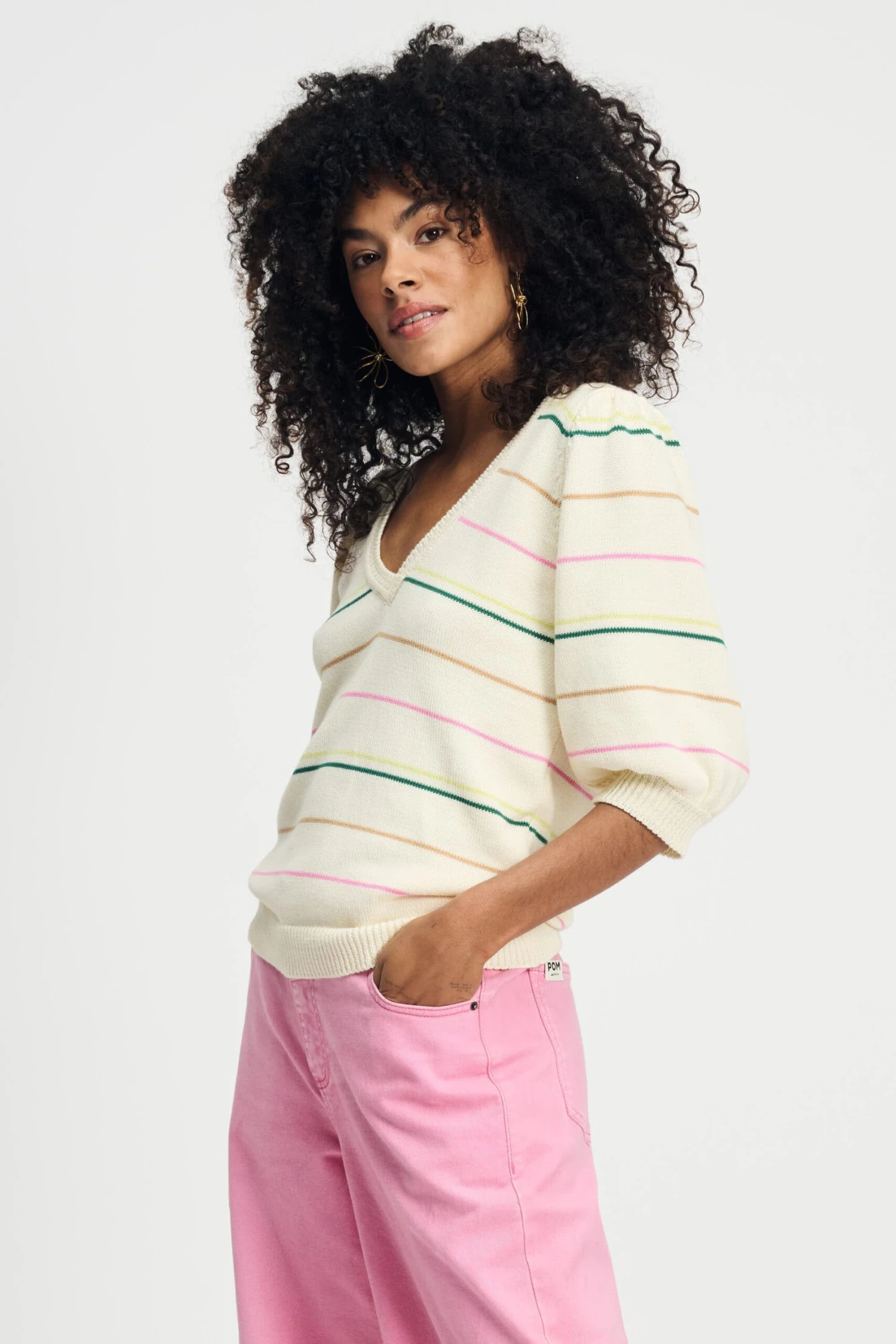 PULLOVER - Striped Multi 3 PULLOVER - Striped Multi