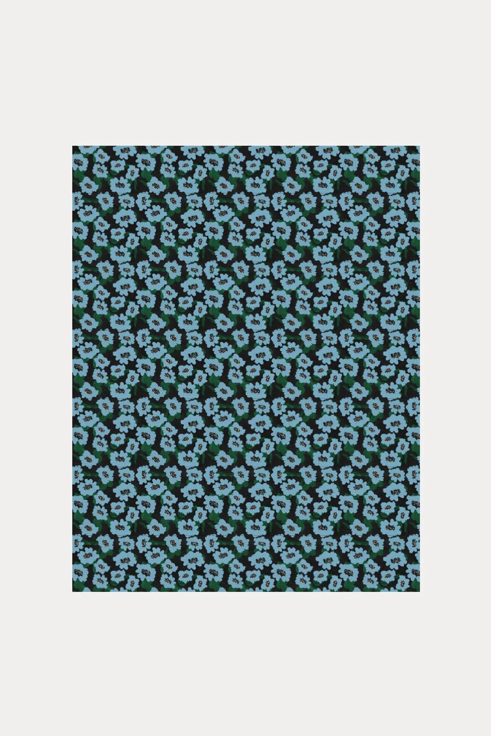 SHAWL - Wild Flowers Blue 4 SHAWL - Wild Flowers Blue - Image 2