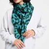 SHAWL - Wild Flowers Blue