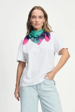 SHAWL - Fresh Green Floral