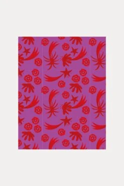 Pom Amsterdam -Pom Amsterdam pom amsterdam shawls pink os shawl splashing fireworks 1185297181