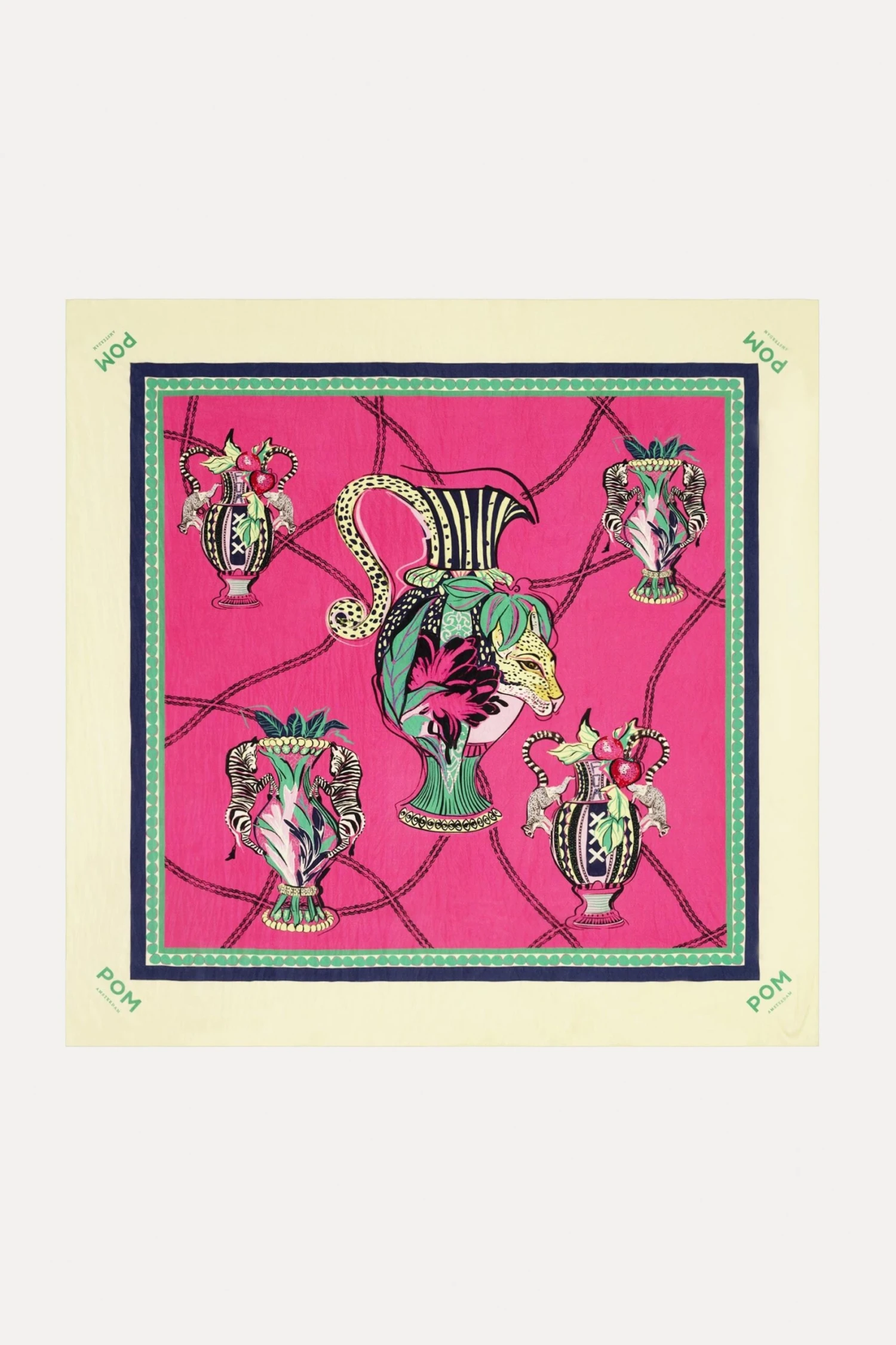 SHAWL - Vases Pink 4 SHAWL - Vases Pink - Image 2