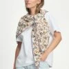 SHAWL - Leopard Lush 2 SHAWL - Leopard Lush -Pom Amsterdam pom amsterdam shawls white os shawl leopard lush 1131014185
