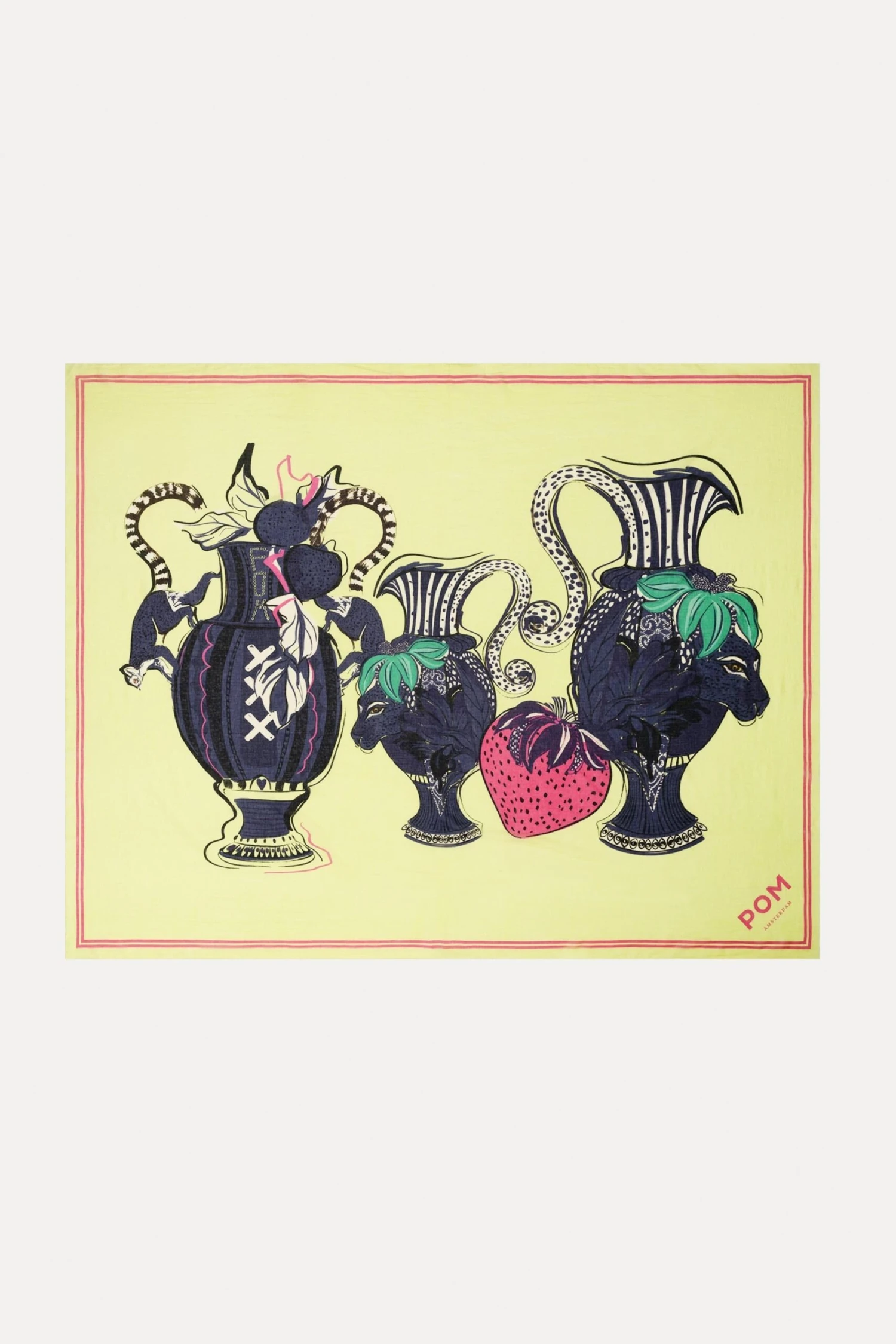 SHAWL - Vases Cream 4 SHAWL - Vases Cream - Image 2