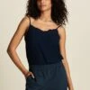 TOP - Emmi Dark Navy 2 TOP - Emmi Dark Navy -Pom Amsterdam pom amsterdam tops blue 34 top emmi dark navy 57003575869784