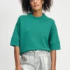TOP - Nina Meadow Green 2 TOP - Nina Meadow Green -Pom Amsterdam pom amsterdam tops green 34 top nina meadow green 1130662710