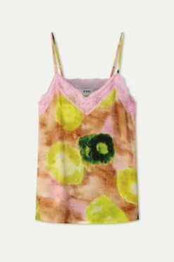 TOP - Cami Summer Bliss Lime 9 TOP - Cami Summer Bliss Lime -Pom Amsterdam pom amsterdam tops top cami summer bliss lime 1130636993