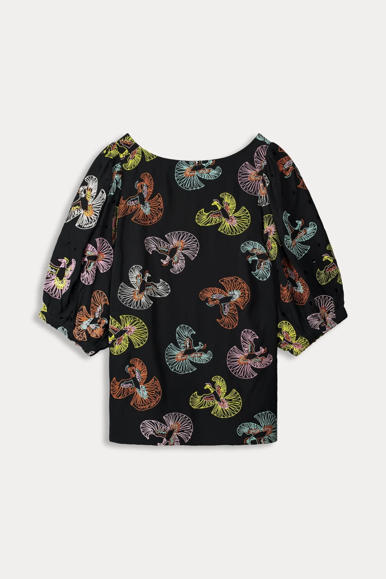 TOP - Embroidery Sky Black 4 TOP - Embroidery Sky Black - Image 2