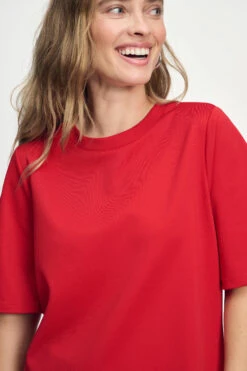 TOP - Scarlet Red Summer 11 TOP - Scarlet Red Summer -Pom Amsterdam pom amsterdam tops top scarlet red summer 1130637077