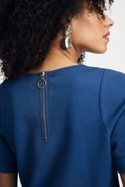 TOP - Senna Sapphire Blue 11 TOP - Senna Sapphire Blue -Pom Amsterdam pom amsterdam tops top senna sapphire blue 72740065247612