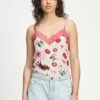 TOP - Cami Bouquet Cream 1 TOP - Cami Bouquet Cream -Pom Amsterdam pom amsterdam tops white 34 top cami bouquet cream 1130662454