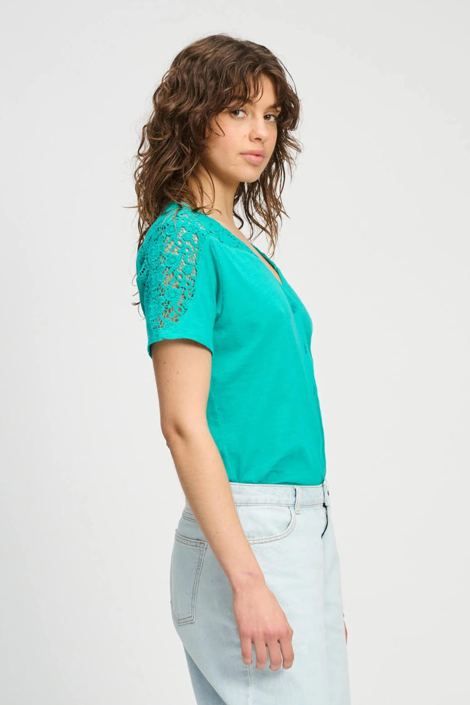 TSHIRT - Ellen Fresh Green 4 TSHIRT - Ellen Fresh Green - Image 2