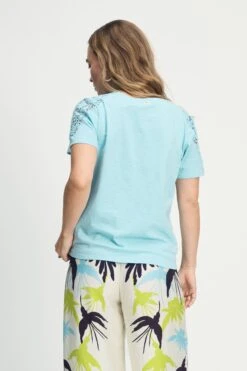 TSHIRT - Ellen Sky Blue 11 TSHIRT - Ellen Sky Blue -Pom Amsterdam pom amsterdam tshirts tshirt ellen sky blue 1155977980